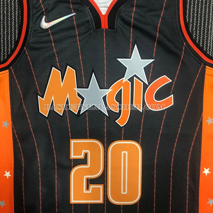 Maillot Orlando Magic Markelle Fultz NO 20 Ville 2021-22 Marron